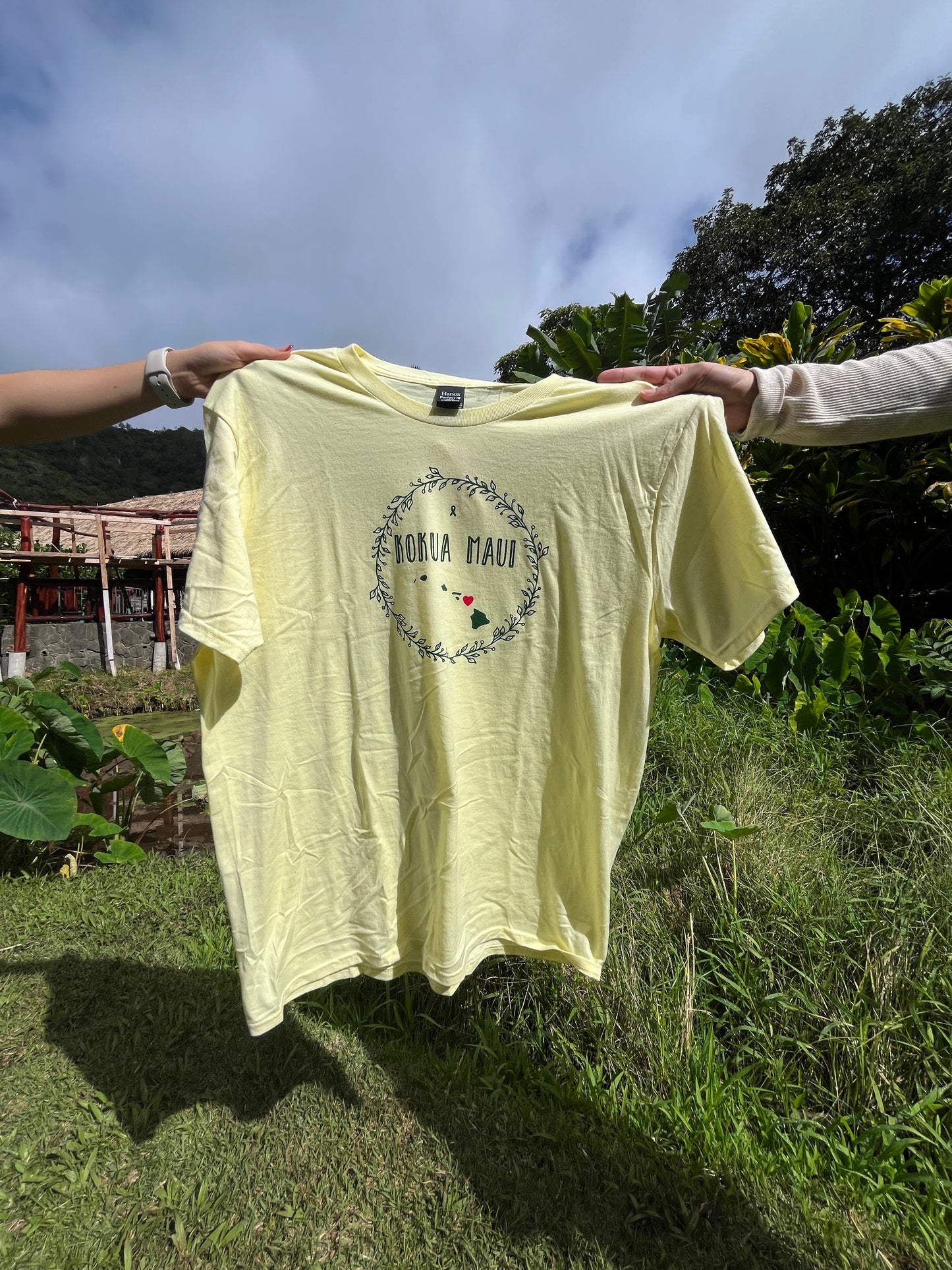 KOKUA MAUI T-SHIRT (Yellow Short-Sleeve)